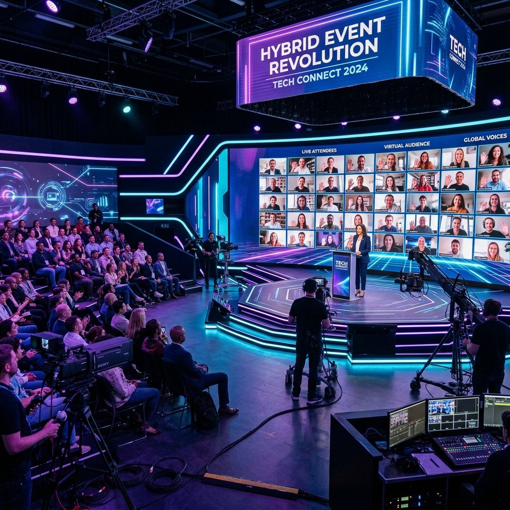 Hybrid Virtual Event Setup